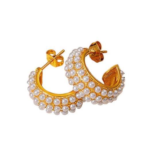 C Pearl Earring