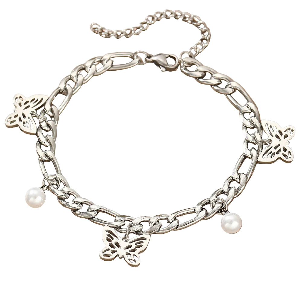 Pearl Butterfly Bracelet