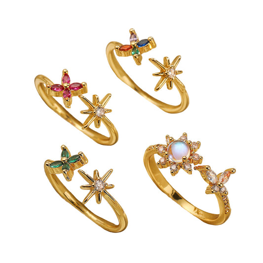 Enchanted Butterfly Rings