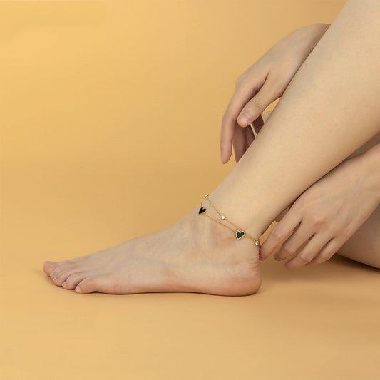 Black Heart Bracelet