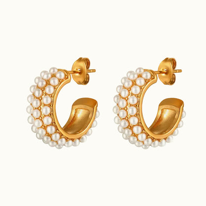 C Pearl Earring
