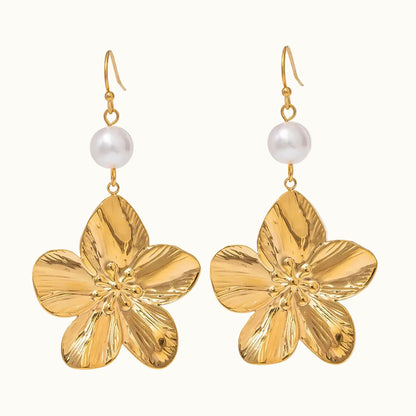 Golden Blossom Earrings