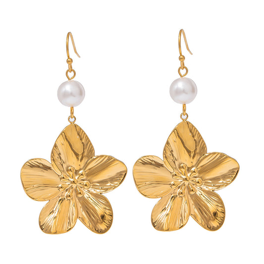 Golden Blossom Earrings