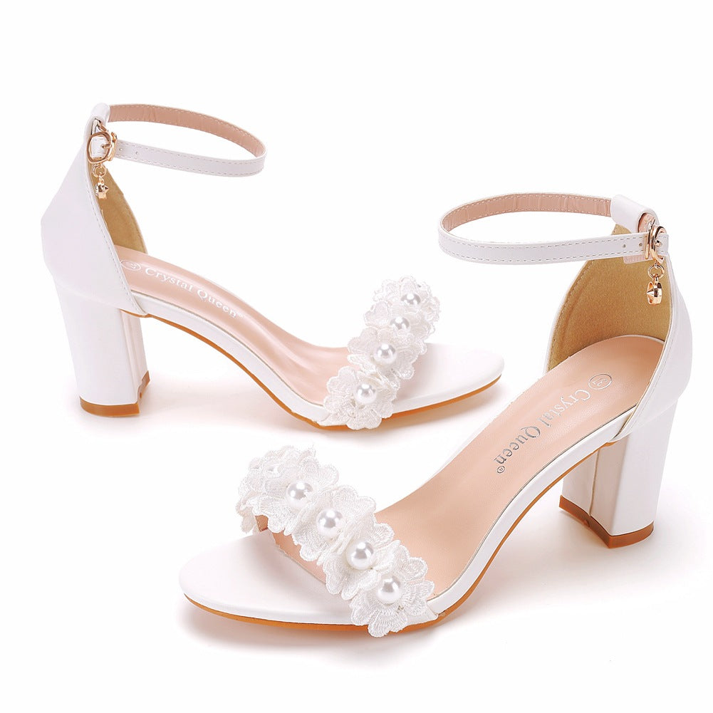 Flower High Heel