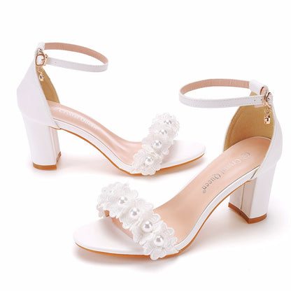 Flower High Heel