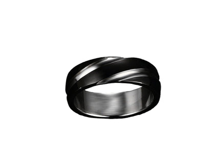 Black Wave Ring