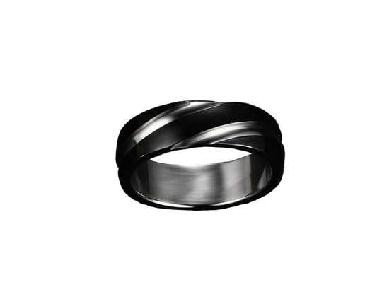 Black Wave Ring