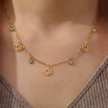 Lotus Necklace