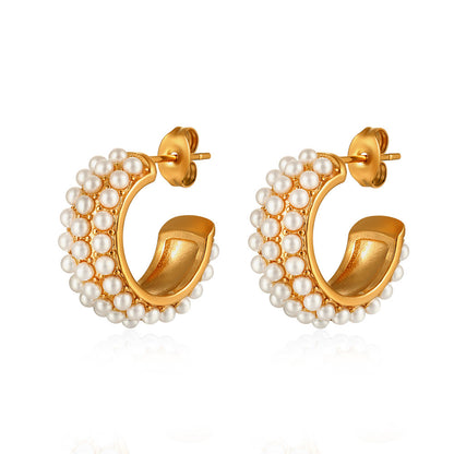 C Pearl Earring