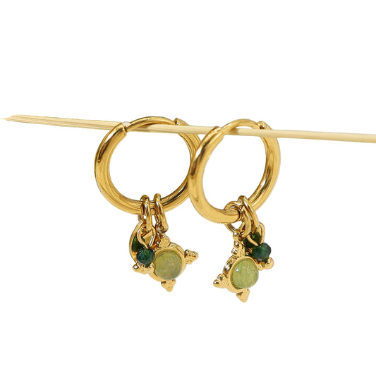 Green Aura Earrings