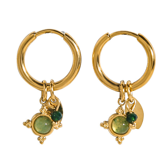 Green Aura Earrings