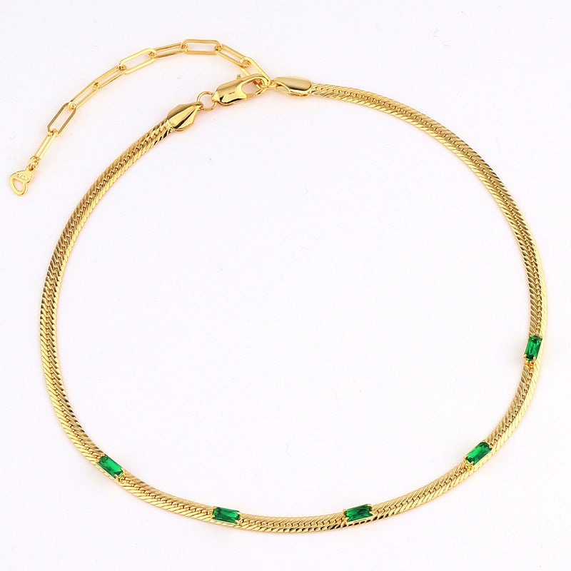 Emerald Glow Choker