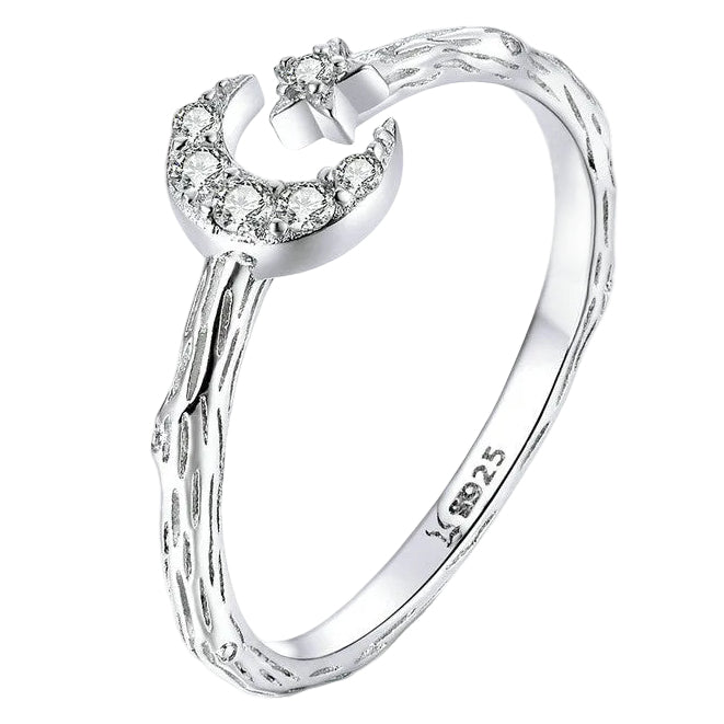 Star Moon Ring