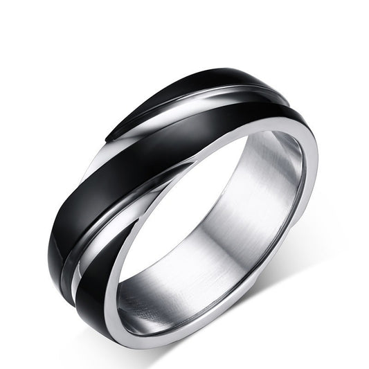 Black Wave Ring