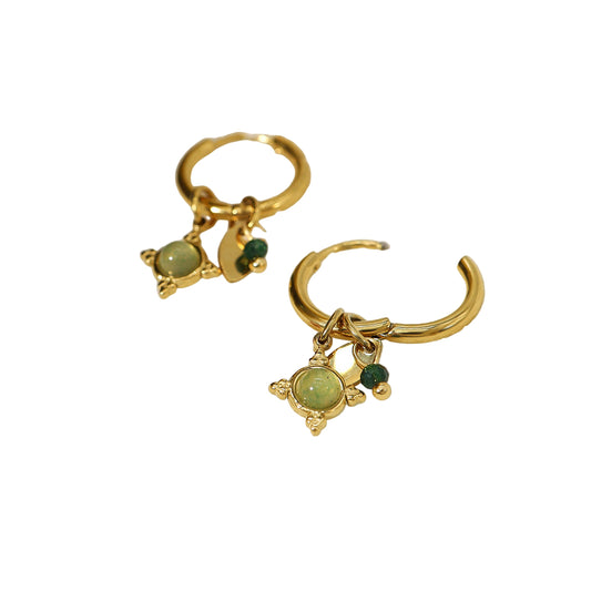 Green Aura Earrings