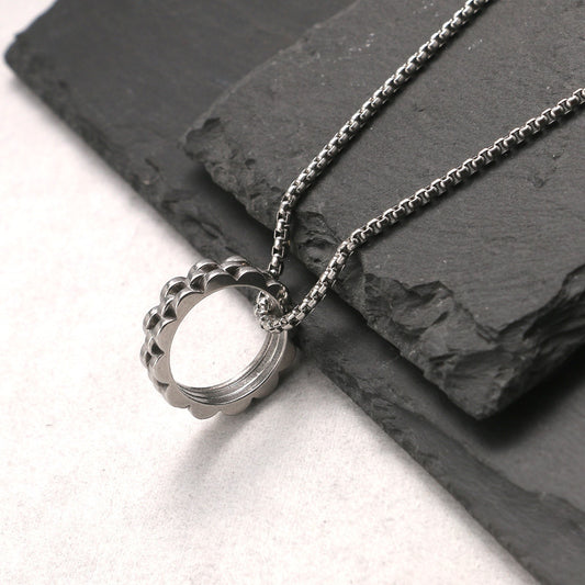 Gear Ring Pendant