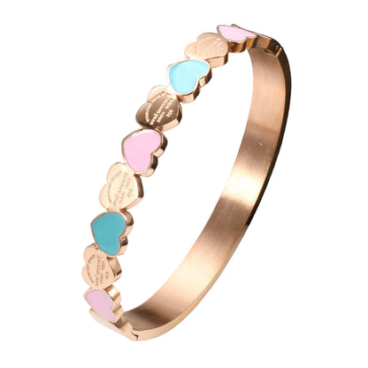 Color Heart Bracelet