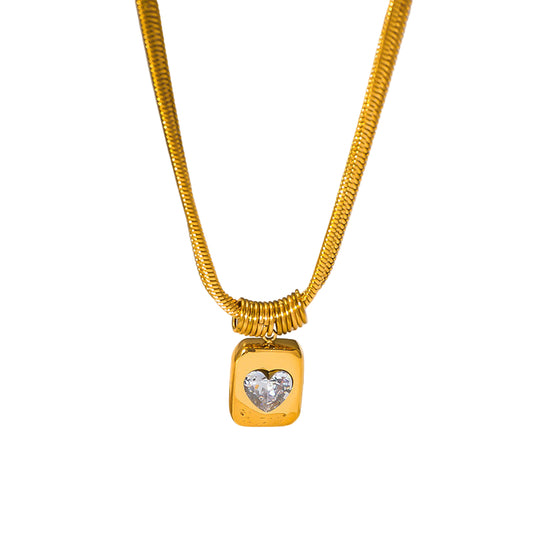 Heartstone Necklace