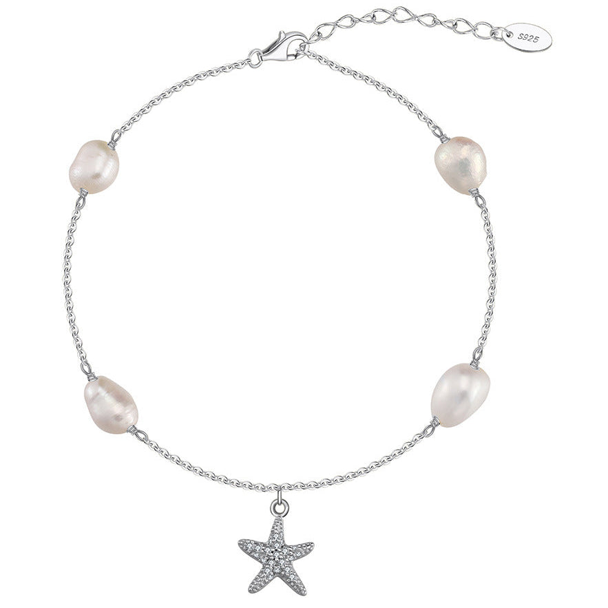Pearl Star Anklet