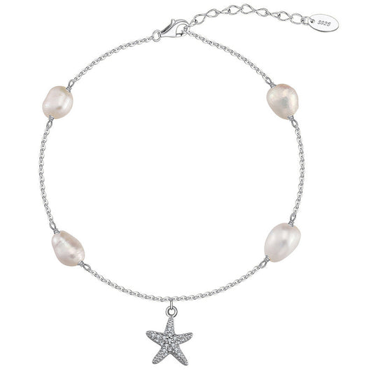 Pearl Star Anklet