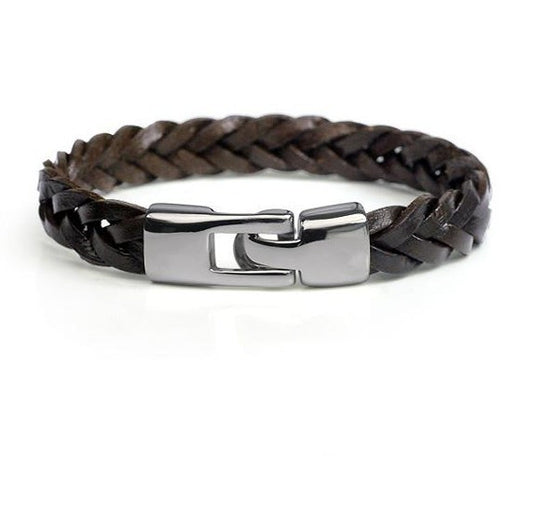 Braided Leather  Bracelet