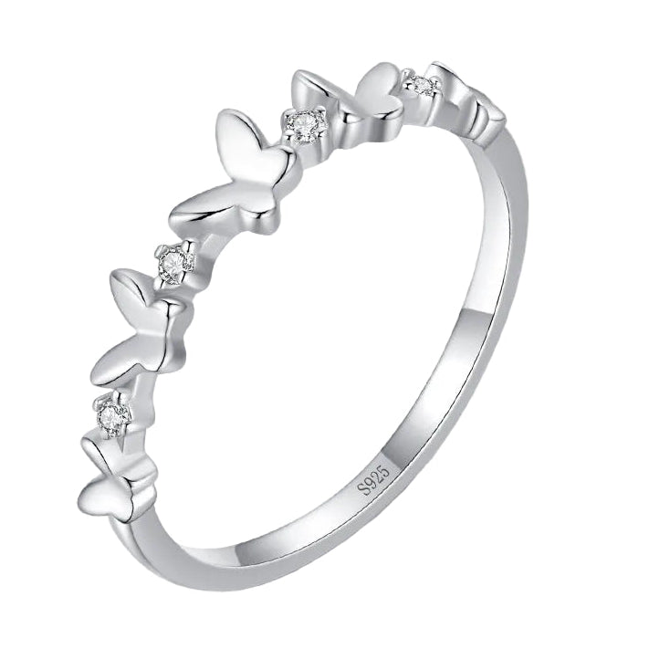 Butterfly Diamond Ring