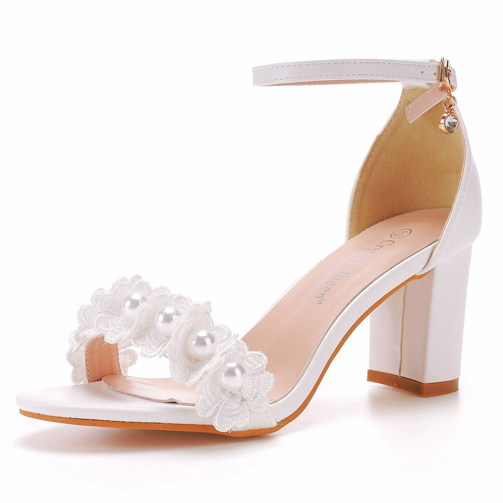 Flower High Heel
