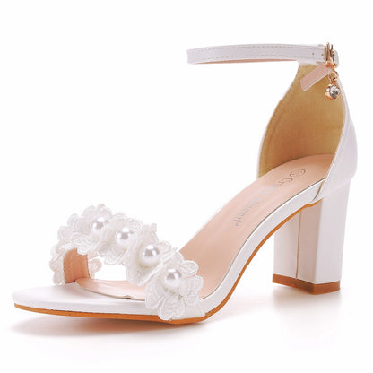 Flower High Heel