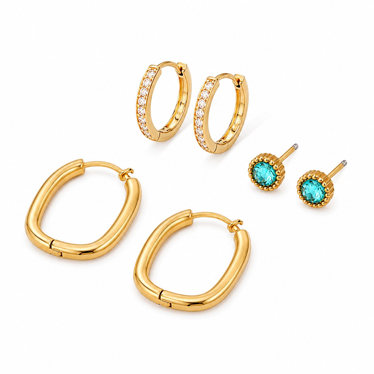 C Set Earrings
