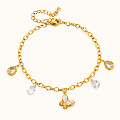 Color stone Anklet