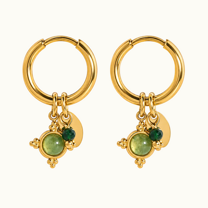 Green Aura Earrings