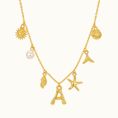 Letters Shell Necklace