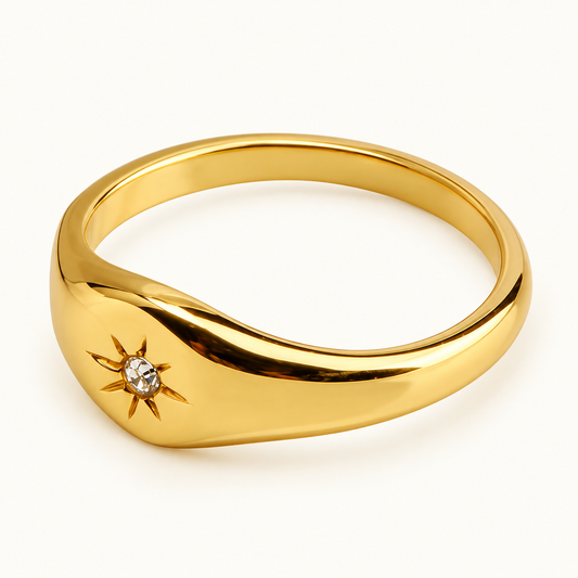 Golden Star Ring