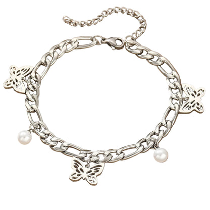 Pearl Butterfly Bracelet