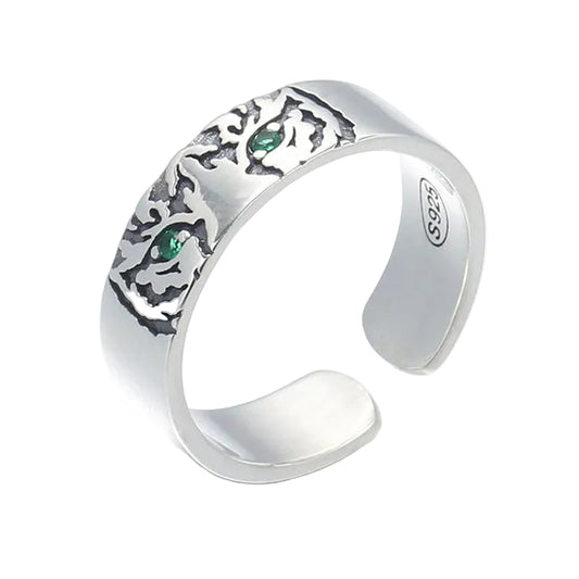S925 Sterling Tiger Finger