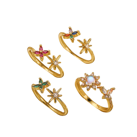 Enchanted Butterfly Rings
