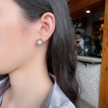 Pearl Stud Earrings