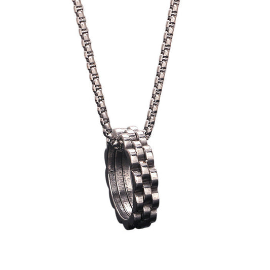 Gear Ring Pendant
