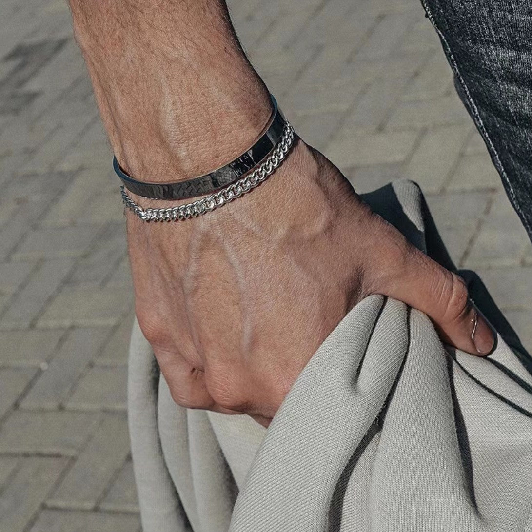 S925 silver Link Bracelet