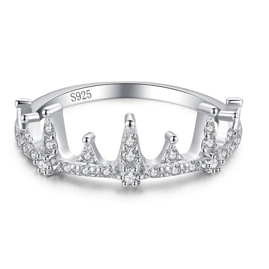 Silver Crown Ring